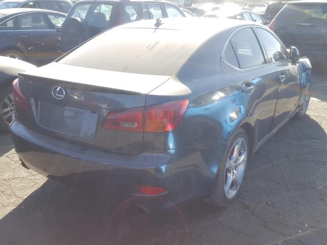 JTHBK262572034682 - 2007 LEXUS IS 250 GRAY photo 4