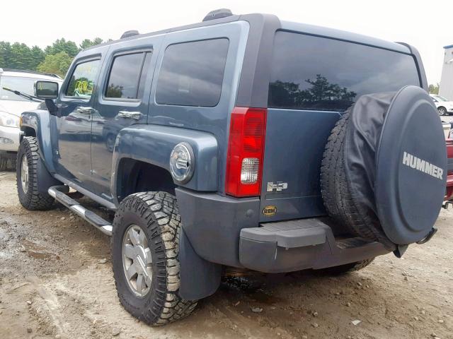 5GTDN136868273960 - 2006 HUMMER H3 BLUE photo 3