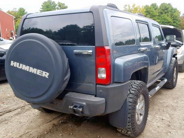 5GTDN136868273960 - 2006 HUMMER H3 BLUE photo 4