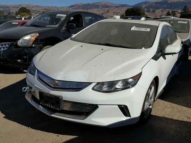 1G1RC6S58HU215147 - 2017 CHEVROLET VOLT LT WHITE photo 2