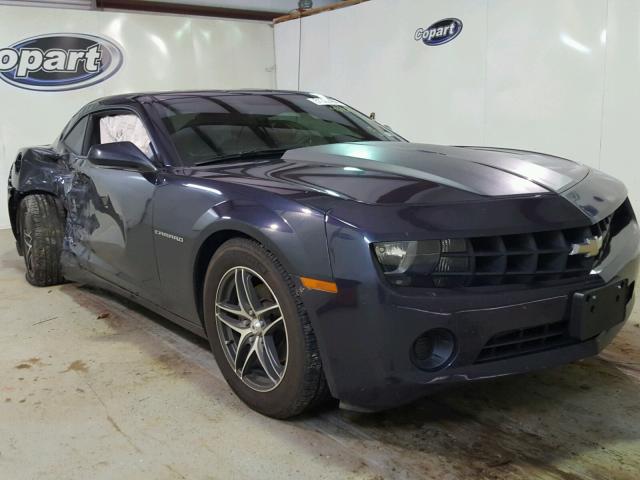 2G1FE1E37D9184622 - 2013 CHEVROLET CAMARO LS BLUE photo 1