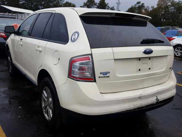 2FMDK38C37BA53372 - 2007 FORD EDGE SEL CREAM photo 3