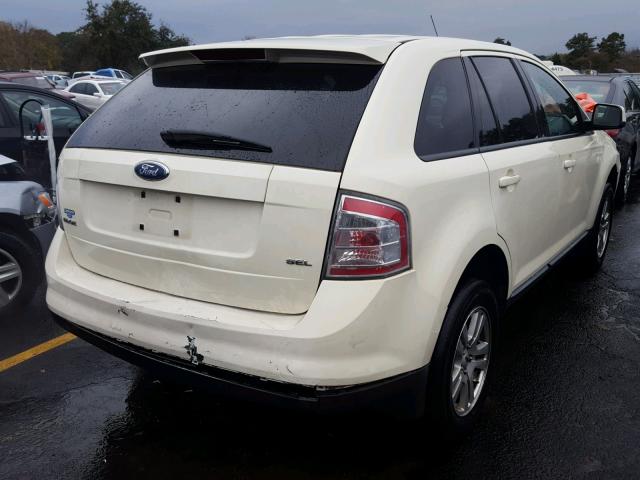 2FMDK38C37BA53372 - 2007 FORD EDGE SEL CREAM photo 4