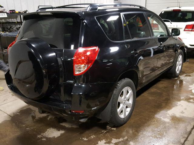 JTMBK31V775037316 - 2007 TOYOTA RAV4 LIMIT BLACK photo 4