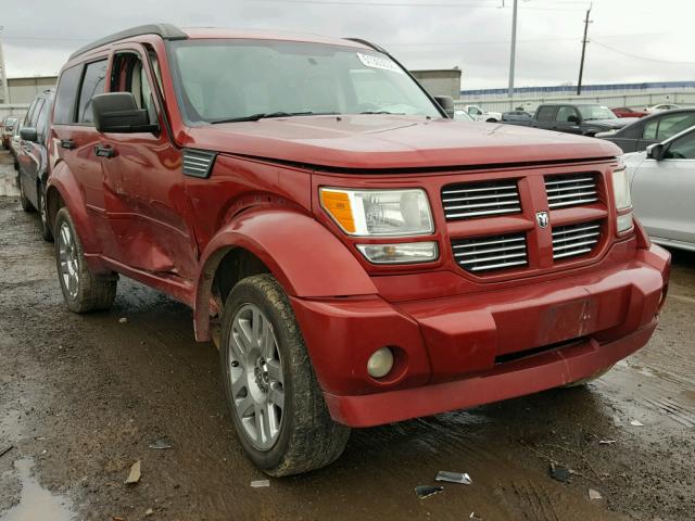 1D8GU58608W102482 - 2008 DODGE NITRO R/T MAROON photo 1