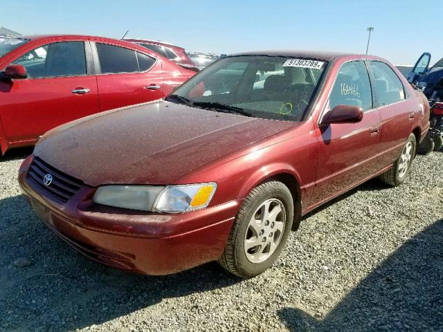 JT2BF22K0X0158892 - 1999 TOYOTA CAMRY LE BURGUNDY photo 2