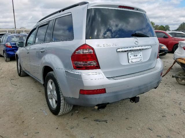 4JGBF22E38A299321 - 2008 MERCEDES-BENZ GL 320 CDI SILVER photo 3