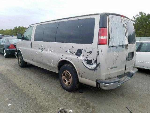 1GNFG15T571156674 - 2007 CHEVROLET EXPRESS G1 SILVER photo 3