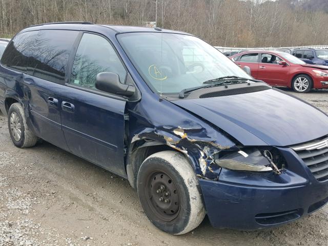 2A4GP44R56R771573 - 2006 CHRYSLER TOWN&COUNT BLUE photo 9