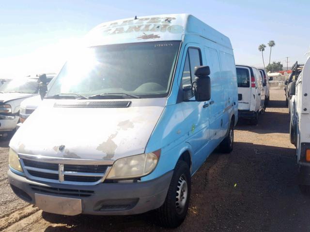 WD0PD644855820105 - 2005 DODGE SPRINTER 2 BLUE photo 2