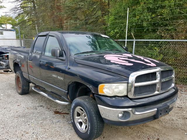 1D7HU18N73S187152 - 2003 DODGE RAM 1500 S BLACK photo 1