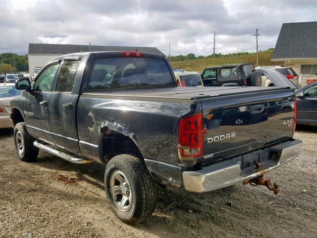 1D7HU18N73S187152 - 2003 DODGE RAM 1500 S BLACK photo 3