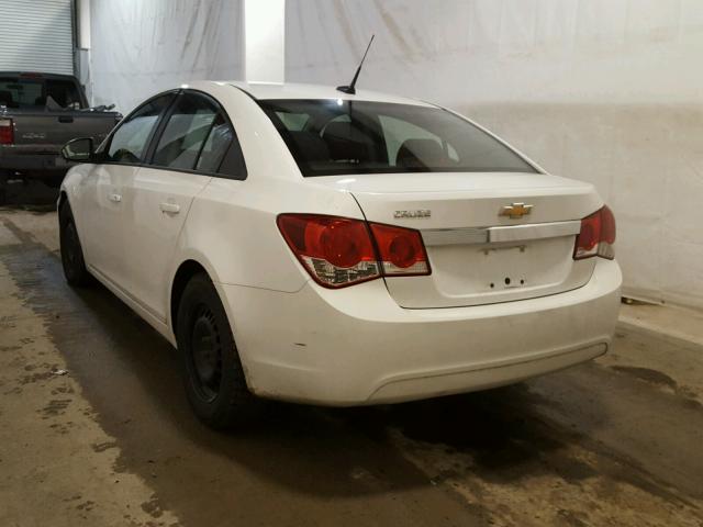 1G1PA5SG0D7150991 - 2013 CHEVROLET CRUZE LS WHITE photo 3