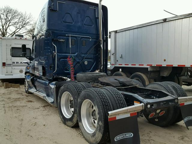 1FUJGLD62FLGB5065 - 2015 FREIGHTLINER CASCADIA 1 BLUE photo 3