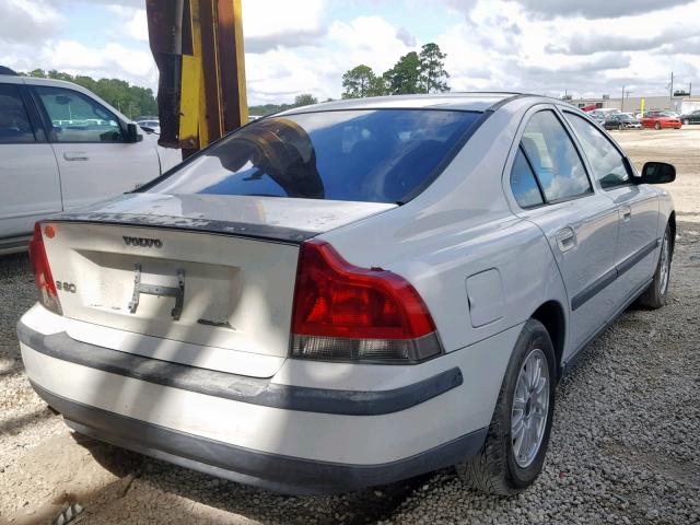 YV1RS61T142356992 - 2004 VOLVO S60 WHITE photo 4