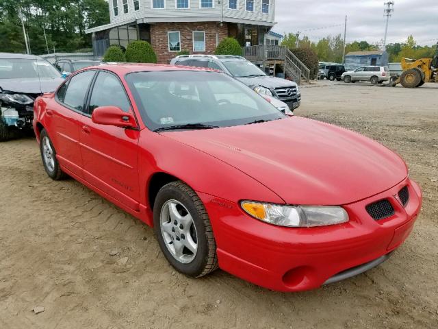 1G2WP52K0WF253704 - 1998 PONTIAC GRAND PRIX RED photo 1