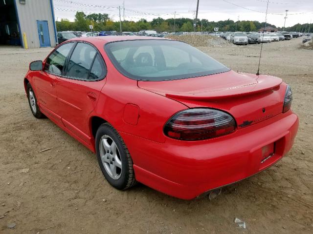 1G2WP52K0WF253704 - 1998 PONTIAC GRAND PRIX RED photo 3