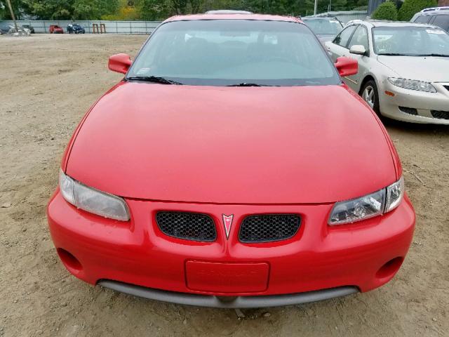 1G2WP52K0WF253704 - 1998 PONTIAC GRAND PRIX RED photo 9