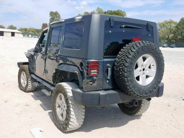 1J4GA39137L139373 - 2007 JEEP WRANGLER X BLUE photo 3