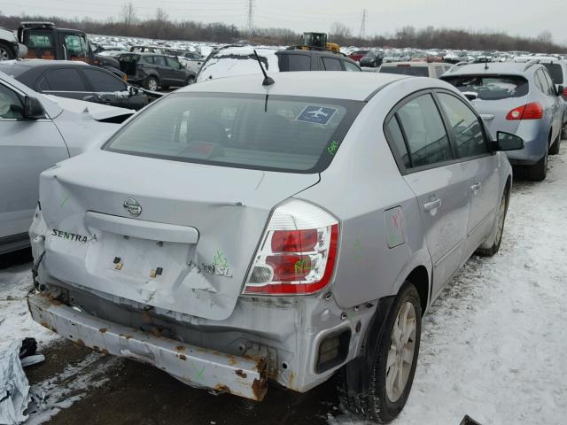 3N1AB61E57L687343 - 2007 NISSAN SENTRA 2.0 SILVER photo 4