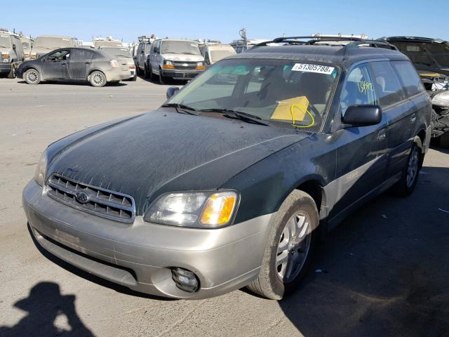 4S3BH675017616571 - 2001 SUBARU LEGACY OUT BEIGE photo 2