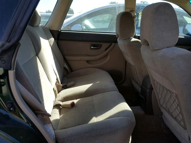 4S3BH675017616571 - 2001 SUBARU LEGACY OUT BEIGE photo 6