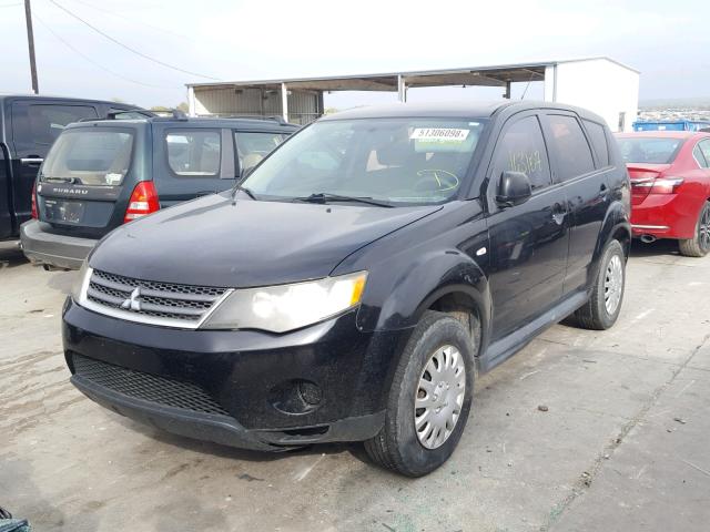 JA4LS21WX9Z013279 - 2009 MITSUBISHI OUTLANDER BLACK photo 2