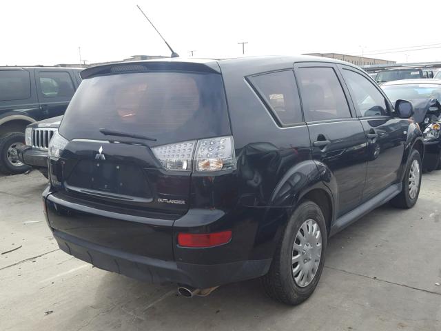 JA4LS21WX9Z013279 - 2009 MITSUBISHI OUTLANDER BLACK photo 4