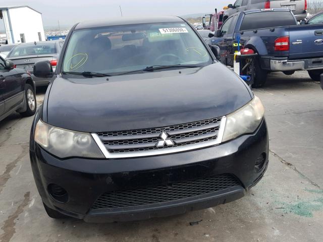 JA4LS21WX9Z013279 - 2009 MITSUBISHI OUTLANDER BLACK photo 9