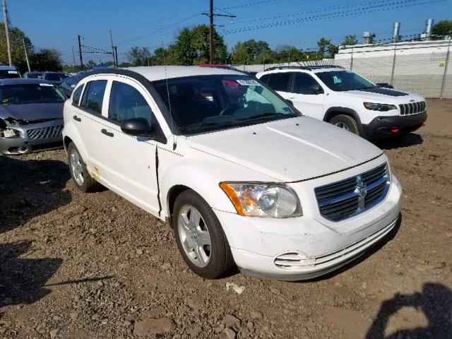 1B3HB48B58D545370 - 2008 DODGE CALIBER SX WHITE photo 1