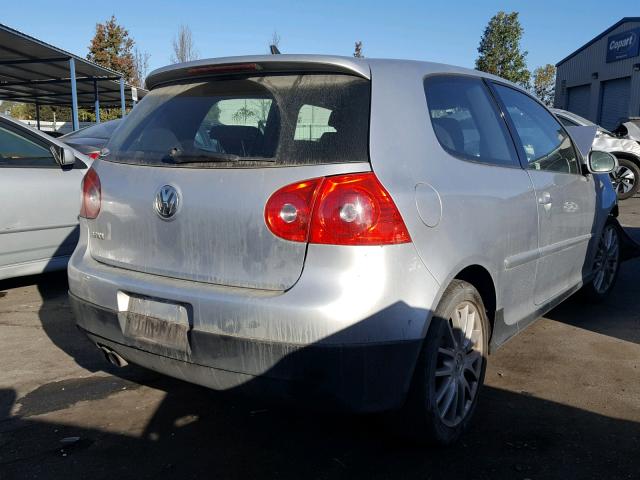 WVWFV71K17W115525 - 2007 VOLKSWAGEN NEW GTI FA SILVER photo 4