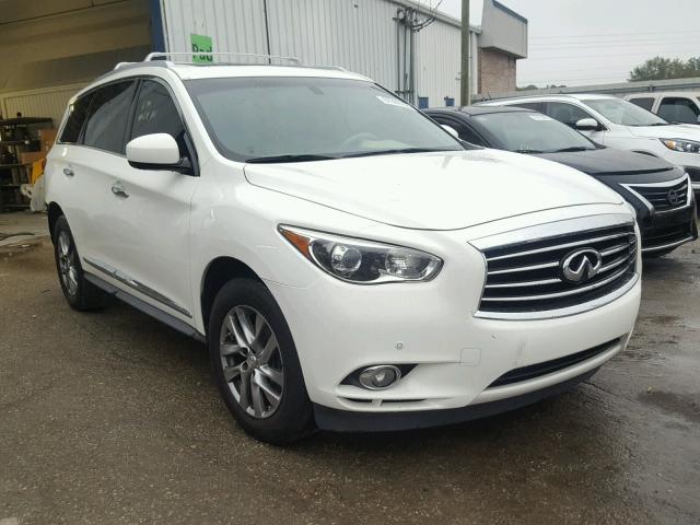 5N1AL0MN2DC309826 - 2013 INFINITI JX35 BASE WHITE photo 1