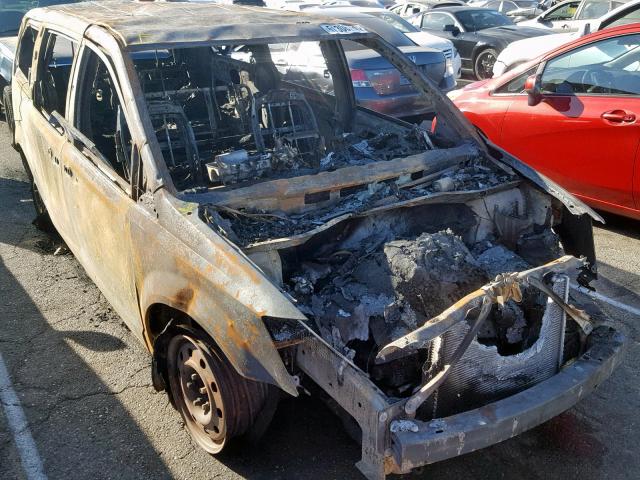 2C4RDGBG6ER250533 - 2014 DODGE GRAND CARA BURN photo 1