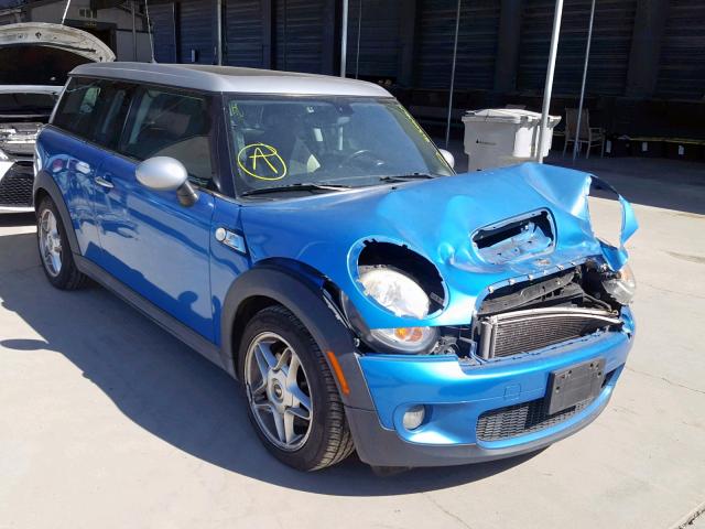 WMWMM33579TP93174 - 2009 MINI COOPER S C BLUE photo 1