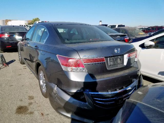 1HGCP2F42CA106321 - 2012 HONDA ACCORD LXP GRAY photo 3