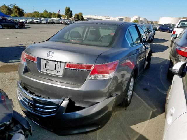 1HGCP2F42CA106321 - 2012 HONDA ACCORD LXP GRAY photo 4