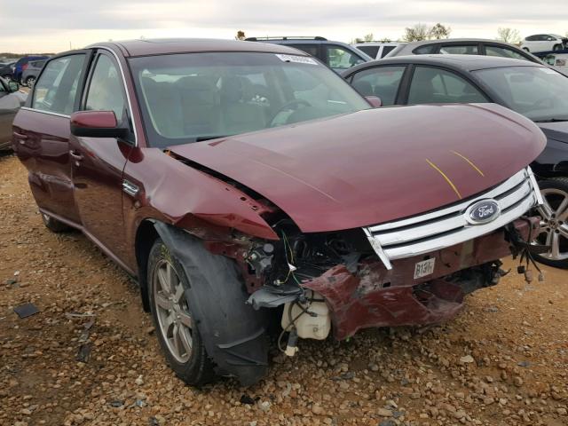 1FAHP24W38G179376 - 2008 FORD TAURUS SEL BURGUNDY photo 1