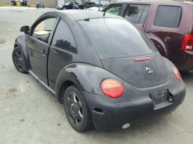 3VWCC21C1XM443030 - 1999 VOLKSWAGEN NEW BEETLE BLACK photo 3