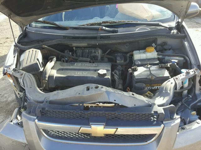 KL1TD56678B098946 - 2008 CHEVROLET AVEO BASE 灰色 照片 7