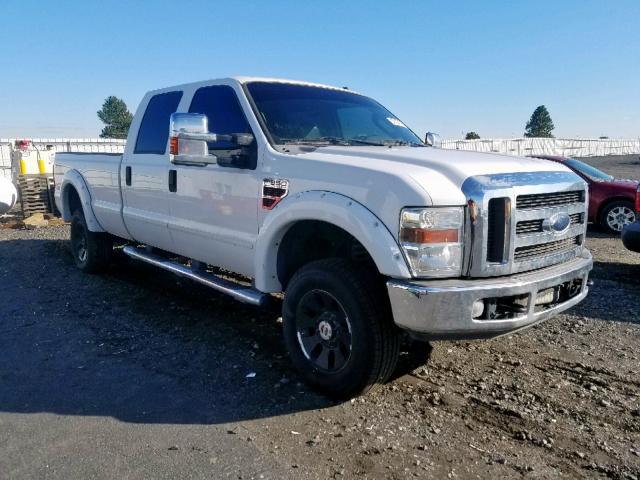 1FTWW31R88EA60646 - 2008 FORD F350 SRW S WHITE photo 1