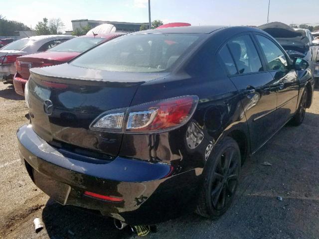 JM1BL1U56B1359832 - 2011 MAZDA 3 S BLACK photo 4