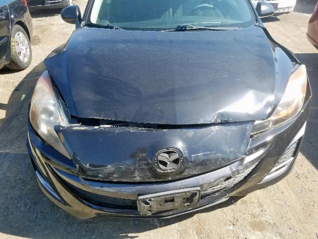 JM1BL1U56B1359832 - 2011 MAZDA 3 S BLACK photo 9