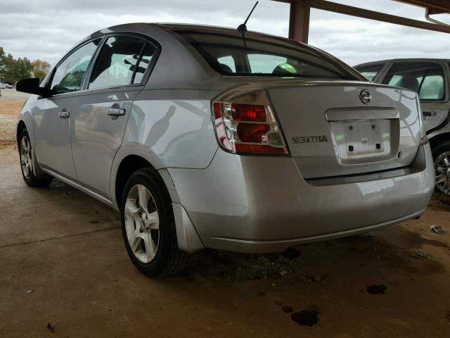 3N1AB61EX8L692698 - 2008 NISSAN SENTRA 2.0 SILVER photo 3