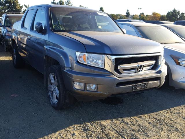 5FPYK1F59AB011904 - 2010 HONDA RIDGELINE GRAY photo 1