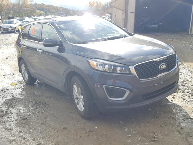 5XYPGDA35GG057292 - 2016 KIA SORENTO LX GRAY photo 1