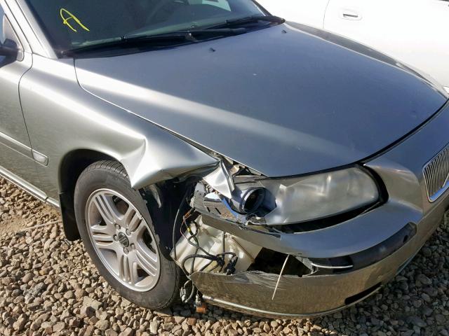 YV1SW592162575790 - 2006 VOLVO V70 2.5T GRAY photo 9