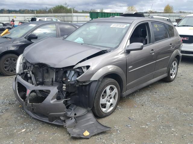 5Y2SL67857Z427100 - 2007 PONTIAC VIBE GRAY photo 2