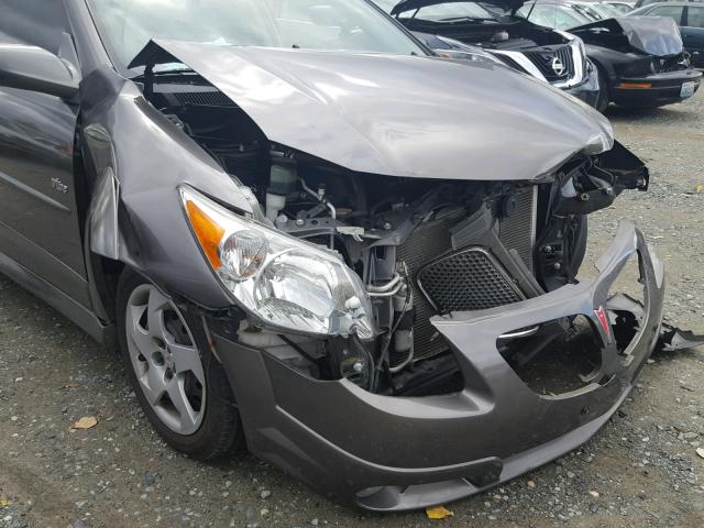 5Y2SL67857Z427100 - 2007 PONTIAC VIBE GRAY photo 9