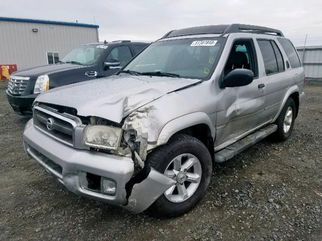 JN8DR09Y93W808112 - 2003 NISSAN PATHFINDER SILVER photo 2