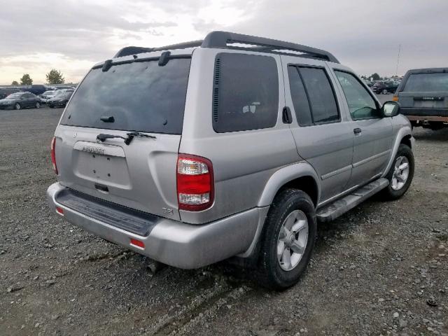 JN8DR09Y93W808112 - 2003 NISSAN PATHFINDER SILVER photo 4